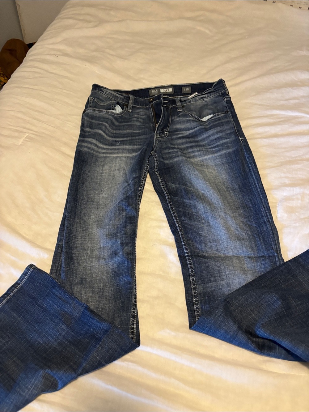 BKE Jake Men's Jeans Waist 32R Blue